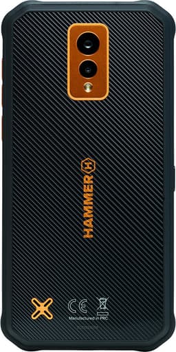 Hammer H - Energy X - bouwtelefoon - Android 12 - e-sim - zwart/oranje — thumbnail 3