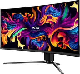 MSI MAG 341CQP QD-OLED - Curved UWQHD Gaming Monitor - 175hz - 34 inch - USB-C — thumbnail 12