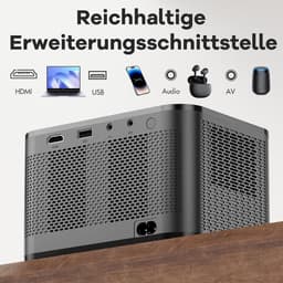 Equivera Mini Beamer - Draagbare Beamer - Beamer - Mini Beamer Projector - Projector - Mini Projector — thumbnail 5