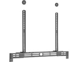 Cavus SBU03 Universele Soundbar beugel met hoogte en diepte instelling - Geschikt voor Soundbars met een ophangsysteem aan de achterzijde - VESA