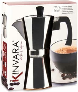 Kinvara Percolator Italiaans koffiezetapparaat - Aluminium - zilver - 650 ml - Koffiezetter — thumbnail 5