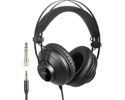 Áengus Koptelefoon met draad voor DJ en Studio - hoofdtelefoon met kabel - Over Ear - Zwart
