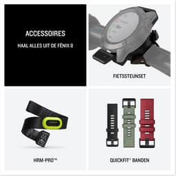 Garmin fenix 8 - 47mm - Multisport Smartwatch - AMOLED-Scherm - Donkergrijs/zwart — thumbnail 8