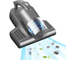 15Kpa Matras Stofzuiger 2000mAh Handheld Bed Stofzuiger - Krachtig en Draadloos - 57000 RPM - UV C Licht - Ultrasoon - voor Bed en Sofa