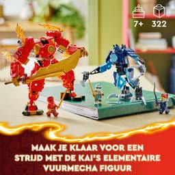 LEGO Ninjago - Kai's elementaire vuurmecha Constructiespeelgoed — thumbnail 4