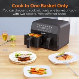 Instinct® Airfryer XXL - 8 Kookinstellingen, Anti aanbak laag, Vaatwasmachinebestendige Mand, Auto Uitschakeling, 1700W - 8L — thumbnail 7