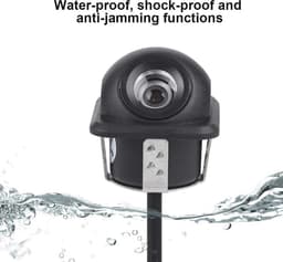 Achteruitrijcamera 170° HD voor Auto - Nachtparkeercamera met Waterdichte Behuizing — thumbnail 2