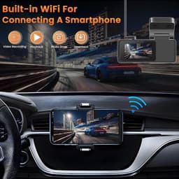 Voorste Auto WiFi Dashcam 2 Inch Scherm 150° Groothoek 1080P 64G SD-kaart Night Vision ADAS Loop Opname — thumbnail 4