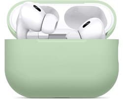 Studio Air® Airpods Hoesje Pro 2 Siliconen Case - Licht Groen - Soepel Airpod Hoesje voor Airpods Pro 2 (2022)