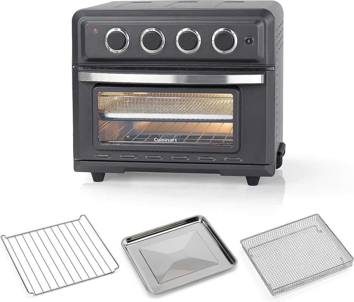 7-in-1 Air Fryer Mini Oven met 17 Liter Capaciteit en 7 Functies voor Koken — afbeelding 1