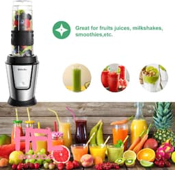 HFL Goods 3 in 1 Multifunctionele Keukenmachine - 700 Watt Draagbare Juicer - Smoothie Mixer - Voedsel Chopper — thumbnail 2