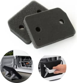2 Stuks Spons Filter Geschikt Voor Miele Droger - Foam van Condensor Wasdroger - Droogkast - 210 x 155 x 30 mm - LOUZIR — thumbnail 1