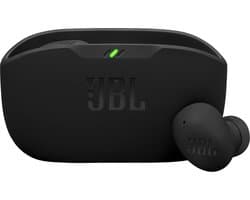 JBL Wave Buds 2 - Noise Cancelling Oordopjes - Oortjes Draadloos - Bluetooth In-ear True Wireless - 40 uur speeltijd - IP54 - Zwart