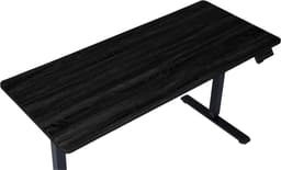 OfficeSense OS50 Zit Sta Bureau Elektrisch 120 x 60 CM - Verstelbaar in hoogte - Zwart Eiken Blad — thumbnail 1