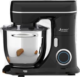 Verkoop Nederland® - 3in1 - 1300W - Keukenmachine - Deegstandaard Mixer - RVS kom - Kantelbare Kop - 10 snelheden + Pulse Functie - 4.5 liter roestvrijstalen - Motor van koper kwaliteit - spatdeksel met navulopening — thumbnail 1