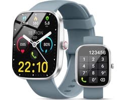 HD Fitnesshorloge met Touchscreen - Waterdichte Smartwatch met Sporttracker en Gezondheidsmonitor voor Dames en Heren