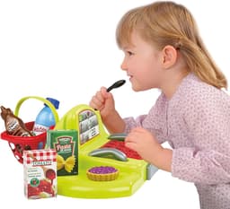 Speel Supermarktkassa met Scanner en Boodschappenmand - Kinderspeelgoed voor Peutertjes — thumbnail 3