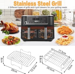 Accessoires voor heteluchtfriteuse - Multifunctionele Airfryer Accessoireset en Siliconen Vorm — thumbnail 5