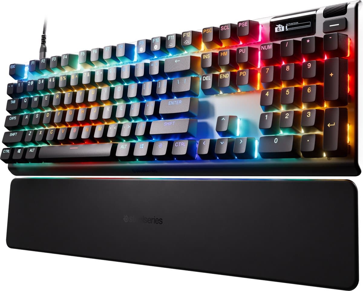 SteelSeries Apex Pro Gen 3 - Mechanisch Gaming Keyboard - US Qwerty - Rapid Trigger, Rapid Tap, Protection Mode — afbeelding 1