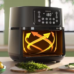 Philips Airfryer Connected 5000 Series - HD9285/93 - 7,2 liter (XXL) - Heteluchtfriteuse - RapidAir - Quickclean - Met bakvorm — thumbnail 20