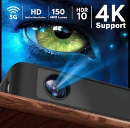 Equivera Mini Beamer - Draagbare Beamer - Beamer - Mini Beamer Projector - Projector - Mini Projector — thumbnail 3