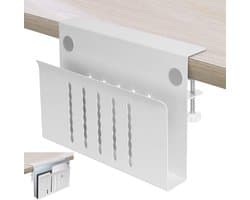 Onder Desk Organizer voor Kantoor en Thuis - Multifunctionele Hangende Opberger zonder Boren, Geschikt voor Laptops en Documenten