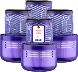 DEGG® - Hepa Filter Geschikt voor Dyson V11 & V15 - Wasbaar - Vervangt Dyson V11 & V15 Filter - Onderdelen - Duurzaam - Premium Kwaliteit - 4 STUK(S) — thumbnail 1