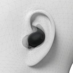 Sony LinkBuds Fit – Volledig draadloze Bluetooth-oordopjes met ruisonderdrukking – wit — thumbnail 3