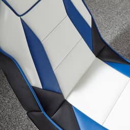 Gamestoel - PlayStation Geist - inklapbaar - 2.0 audio - 2 speakers - floor rocker - wit/blauw (X Rocker) — thumbnail 2