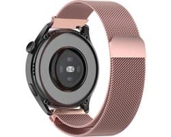 YONO Milanese Bandje 20mm - geschikt voor Samsung Galaxy Watch 7/6/5/Classic - Garmin Vivoactive 6/5 - Huawei Smartwatch - Roze