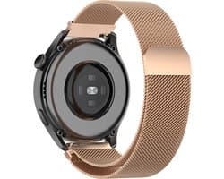 YONO Milanese Bandje 20mm - geschikt voor Samsung Galaxy Watch 7/6/5/Classic - Garmin Vivoactive 6/5 - Huawei Smartwatch - Rose Gold