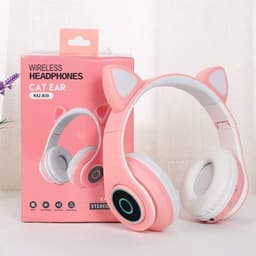 Mogi Products-Draadloze Kinder Hoofdtelefoon -Kattenoortjes-Met Led-Koptelefoon Kinderen — thumbnail 1