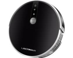 LIECTROUX – C30B Automatische Robotstofzuiger & Dweil – Kaartnavigatie – Met Geheugen – Spraakbediening – 6000pA Sterke Zuigkracht – V-vormige Hoofdborstel – Desinfecterend – Superslim – Niet Gehorig – Werkt met Alexa & Google Home
