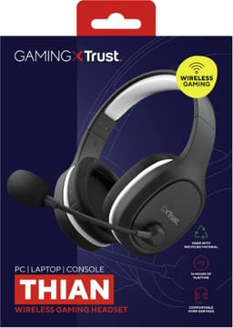Trust GXT 391 Thian - Draadloze Gaming Headset - Geschikt voor Playstation - PS4 PS5 Zwart — thumbnail 7