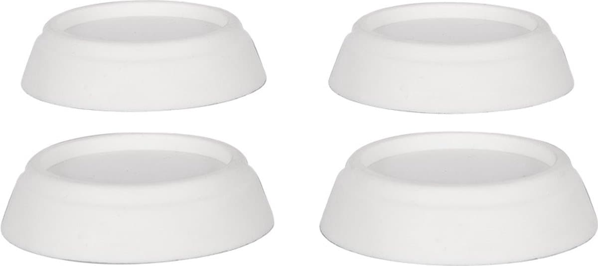 Trillingsdempers wasmachine / droger, wit, per 4 stuks, Ø 63 mm — afbeelding 1