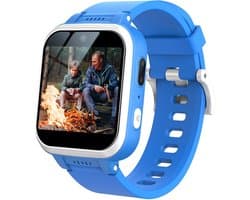 Smartwatch Kinderen - Camera - Games - Blauw