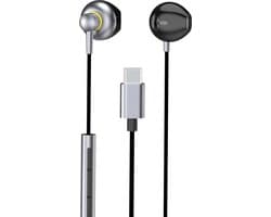 usb C oortjes met draad - Bedrade oordopjes met usb C aansluiting - usb C headset met microfoon - Oordoppen geschikt voor Samsung Galaxy S26/S25/S24/S23/S22/S21/S20
