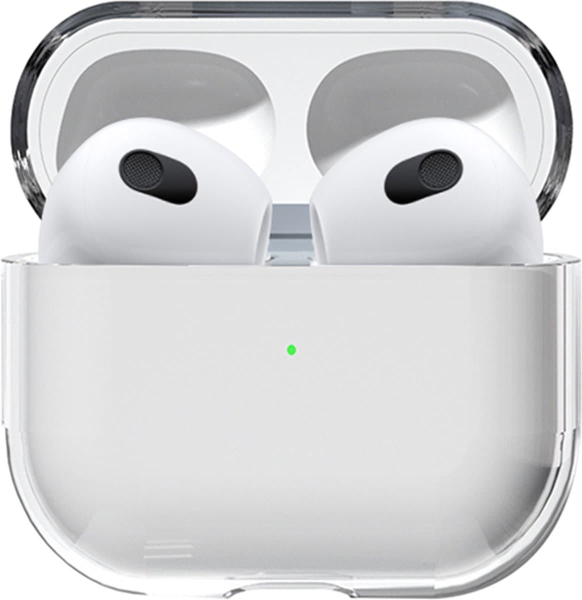 "Geschikt" voor Apple AirPods 3 Hoesje Doorzichtig — afbeelding 1