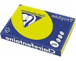 Gekleurd Printpapier - Kopieerpapier Multifunctioneel - Documenten Scheiden - Aan Beide Zijden Bedrukbaar - A3 500 Vel - Neongroen