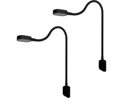 Bedlampjes Hoofdbord - Dubbele Leeslampjes - Bedlamp Slaapkamer Volwassenen - LED Licht