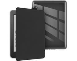 Kindle Hoesje - E-reader Bescherming - Lezen Onderweg - Automatische Sluimerfunctie - 6 inch - Zwart
