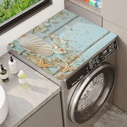 Wasmachine Droger Mat - Apparaat Beschermer - Apparaten Beschermen - Snel Absorberend - Niet gespecificeerd - Zeekusten — thumbnail 3