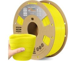 TPU Filament - Flexibel Draad - 3D Printen - 5x Snellere Print - 1.75 mm 1 kg - Neon Geel