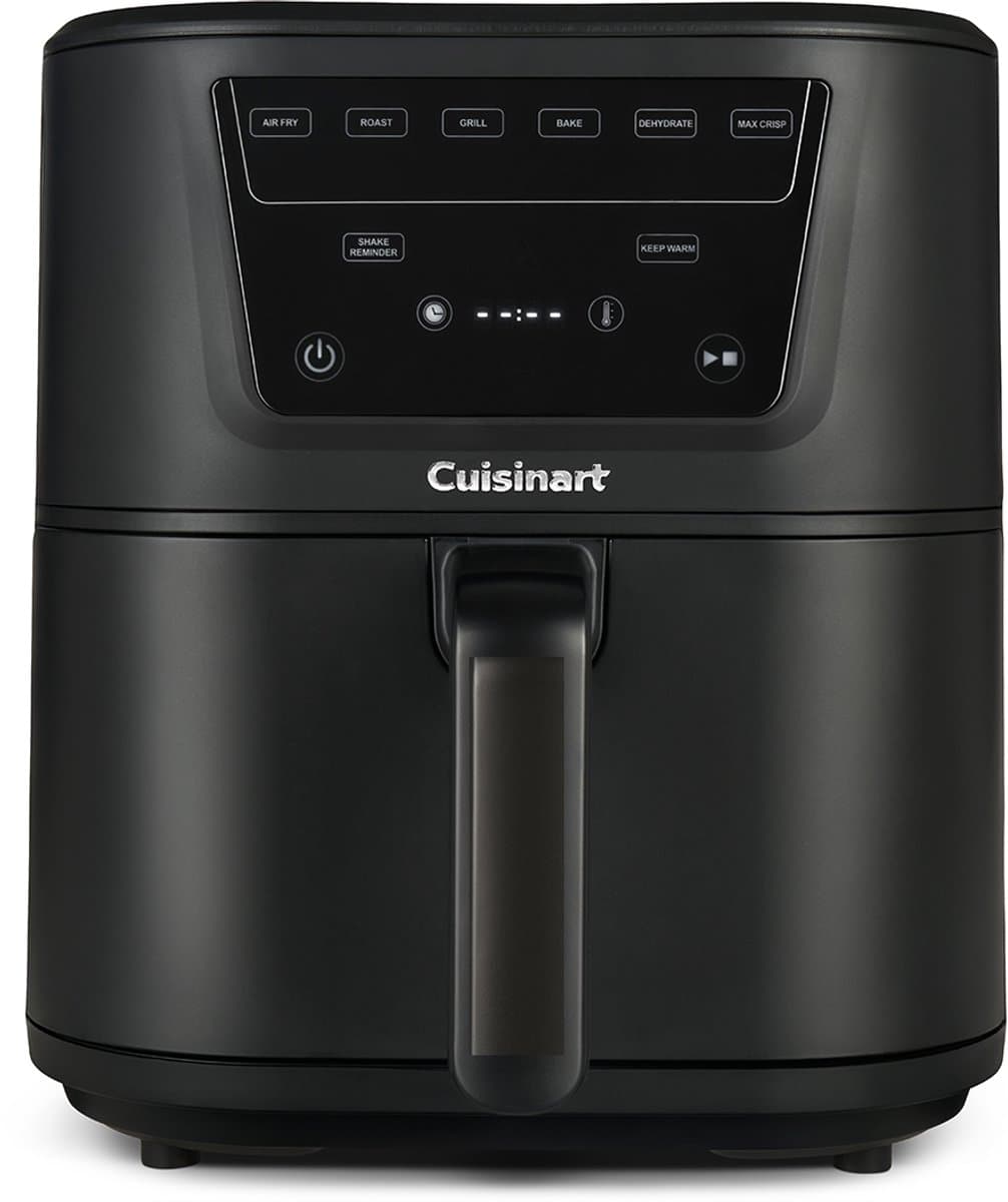 Cuisinart - Compact Max AFS80BL Airfryer - Heteluchtfriteuse XXL 7,6 L 2000W - Tot 8 porties - 7 programma's - Keramische antiaanbaklaag - Zwart — afbeelding 1