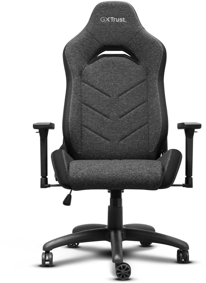 Trust GXT 723 Ruya Fabric - Gaming Stoel - Gamestoel - Bureaustoel - Verstelbaar - Gamingstoel - Gaming Chair - Grijs — afbeelding 1