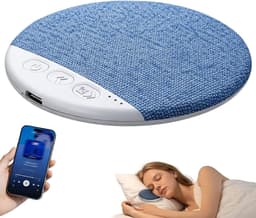 Pillow Speaker, 2026 Nieuwe Bluetooth Kussenluidspreker, Mini Botgeleiding Slaaphulp Met Stereo Bas En Witte Ruis, Ultra-Dunne Stereo Bas, Voor Volwassen Gespecialiseerde Slaapoordopjes, Blauw — thumbnail 1