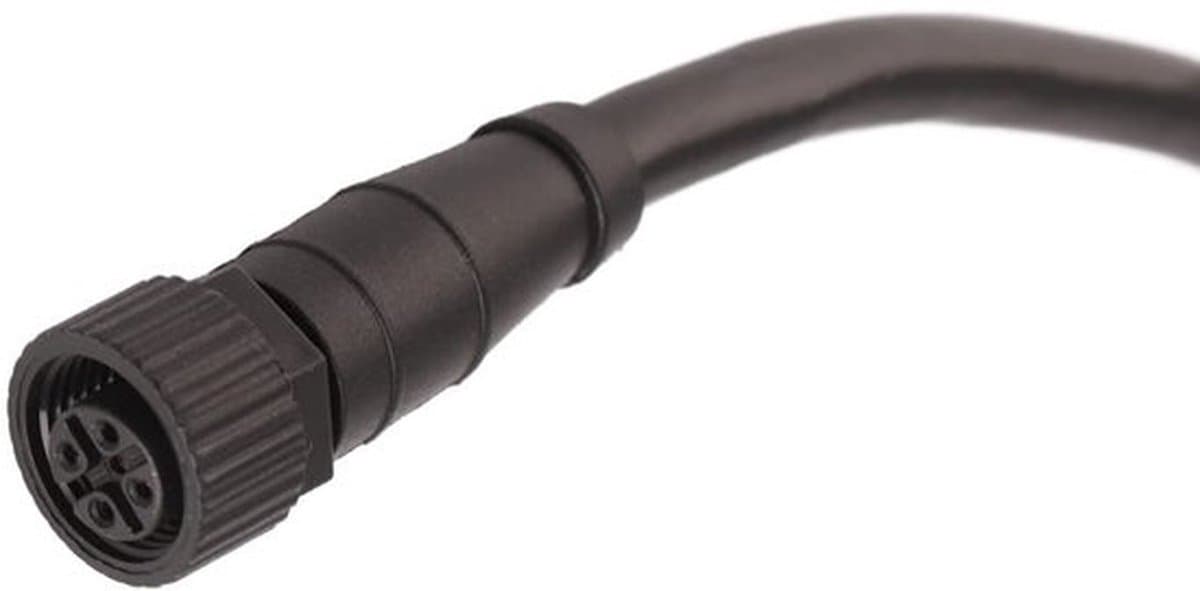 Stroomkabel, backbone- of dropkabel, mannelijke stroomkabel met 5 pinnen, 1 m/39,4 inch lang voor NMEA2000-kabel, ABS-materiaal, IP67 waterdicht, geschikt voor NMEA — afbeelding 1