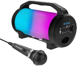 iDance CYCLONE400BK Karaoke Set - Bluetooth Party Speaker met Disco LED-Verlichting - Inclusief Microfoon — thumbnail 1