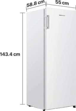 Heinner HF-HS250E++ Koelkast 242 L – Mechanische Thermostaat – LED-verlichting – Omkeerbare Deur – Wit – 5 Jaar Garantie — thumbnail 4