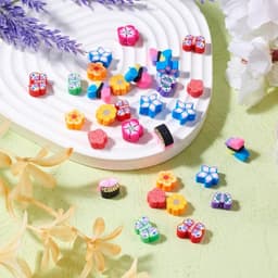 Set van 200 vlinderkralen van polymeerklei en klei in diverse kleuren, ideaal voor het maken van unieke DIY sieraden en creatieve projecten — thumbnail 5